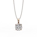 2 Carats Lab Grown Diamond pendant Lab Grown Diamond Jewellery