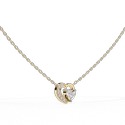 Igi 0.07 CARAT EACH LAB GROWN DIAMONDS PENDENT