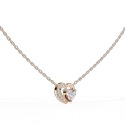 Igi 0.07 CARAT EACH LAB GROWN DIAMONDS PENDENT