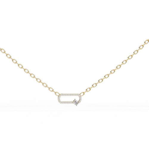 IGI 0.90 CARAT EACH LAB GROWN DIAMONDS PENDENT