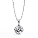 Igi 2 CARAT EACH LAB GROWN DIAMONDS PENDENT,
