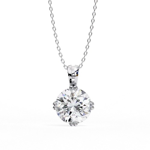 2 Carats Lab Grown Diamond pendant Lab Grown Diamond Jewellery