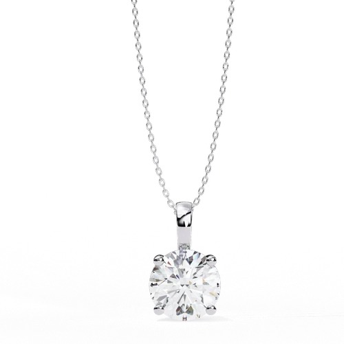 2 Carats Lab Grown Diamond pendant Lab Grown Diamond Jewellery