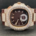 Best Quality VVS Diamond Lab Grown Diamond Watch Luxury Jewelry Iced Out Hip Hop Diamond Watch