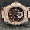 Best Quality VVS Diamond Lab Grown Diamond Watch Luxury Jewelry Iced Out Hip Hop Diamond Watch
