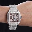 High Quality Hip Hop Customized Iced out Lab Grown Diamond Watch for Men VVS Diamond Watch Gift