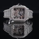 High Quality Hip Hop Customized Iced out Lab Grown Diamond Watch for Men VVS Diamond Watch Gift