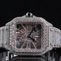 High Quality Hip Hop Customized Iced out Lab Grown Diamond Watch for Men VVS Diamond Watch Gift
