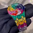 Premium Hip Hop Customized Iced out Lab Grown Diamond Watch for Men VVS Diamond Watch Gift