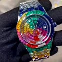 Premium Hip Hop Customized Iced out Lab Grown Diamond Watch for Men VVS Diamond Watch Gift