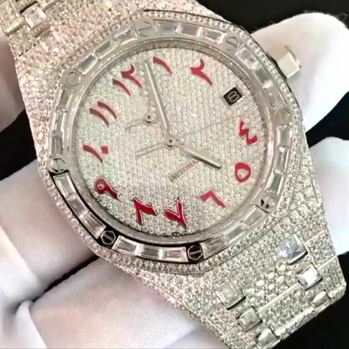 Best Quality VVS Diamond Lab Grown Watch Fashion Jewelry Iced Out Diamond Watch