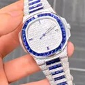 High Quality DEF Lab Grown Diamond Watch Colorless Diamond Hip Hop Style Diamond Watch