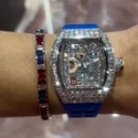 Good Quality Hip Hop Customized Iced out Lab Grown Diamond Watch for Men VVS Diamond Watch