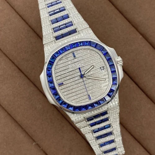 Best Selling Fully Customized Iced Out Diamond Lab Grown Watch for Men Hip Hop Diamond Jewelry