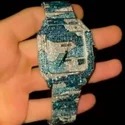 Best Selling Fully Customized Iced Out Diamond Lab Grown Watch for Men Hip Hop Diamond Jewelry