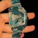 Best Selling Fully Customized Iced Out Diamond Lab Grown Watch for Men Hip Hop Diamond Jewelry