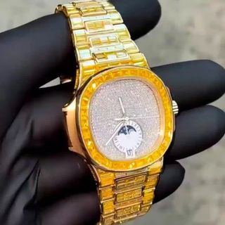 High Quality Hip Hop Customized Iced out Lab Grown Diamond Watch for Men VVS Diamond Watch Gift