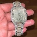 Best Selling Fully Customized Iced Out Diamond Lab Grown Watch for Men Hip Hop Diamond Jewelry