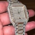 Best Selling Fully Customized Iced Out Diamond Lab Grown Watch for Men Hip Hop Diamond Jewelry