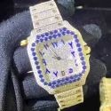 High Quality Hip Hop Customized Iced out Lab Grown Diamond Watch for Men VVS Diamond Watch Gift