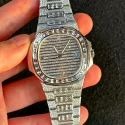 Good Quality Hip Hop Customized Iced out Lab Grown Diamond Watch for Men VVS Diamond Watch