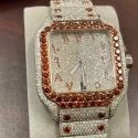 Good Quality Hip Hop Customized Iced out Lab Grown Diamond Watch for Men VVS Diamond Watch Gift