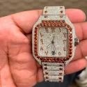 Good Quality Hip Hop Customized Iced out Lab Grown Diamond Watch for Men VVS Diamond Watch Gift