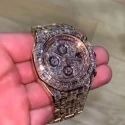 Good Quality Hip Hop Customized Iced out Lab Grown Diamond Watch for Men VVS Diamond Watch Gift