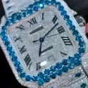 Good Quality Hip Hop Customized Iced out Lab Grown Diamond Watch for Men VVS Diamond Watch Gift