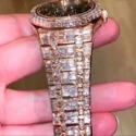 High Quality Custom Watch for Men Iced out Lab Grown Diamond Studded Watch Hip Hop Diamond Jewelry