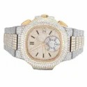 High Quality Custom Watch for Men Iced out Lab Grown Watch Diamond Studded Hip Hop Diamond Jewelry