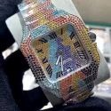 High Quality Customized Iced Out Lab Grown Watch Stainless Steel Best Quality Diamond Watch for Men