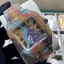 High Quality Customized Iced Out Lab Grown Watch Stainless Steel Best Quality Diamond Watch for Men