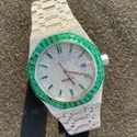 Premium Hip Hop Customized Iced out Lab Grown Diamond Watch for Men VVS Diamond Watch Gift