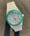 Premium Hip Hop Customized Iced out Lab Grown Diamond Watch for Men VVS Diamond Watch Gift