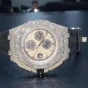 High Quality DEF Lab Grown Diamond Watch Colorless Diamond Hip Hop Style Diamond Watch