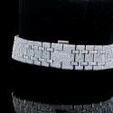 High Quality DEF Lab Grown Diamond Watch Colorless Diamond Hip Hop Style Diamond Watch