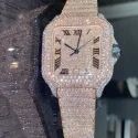 Hip Hop Customized Iced out Lab Grown Diamond Watch for Men VVS Diamond Watch Gift