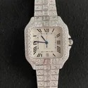 Good Quality Hip Hop Customized Iced out Lab Grown Diamond Watch for Men VVS Diamond Watch Gift