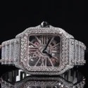 High Quality Hip Hop Customized Iced out Lab Grown Diamond Watch for Men VVS Diamond Watch Gift