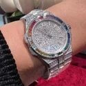 High Quality Hip Hop Customized Iced out Lab Grown Diamond Watch for Men VVS Diamond Watch Gift