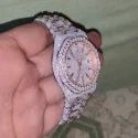 High Quality Hip Hop Customized Iced out Lab Grown Diamond Watch for Men VVS Diamond Watch Gift