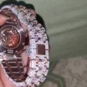 High Quality Hip Hop Customized Iced out Lab Grown Diamond Watch for Men VVS Diamond Watch Gift