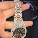 Hip Hop Customized Iced out Lab Grown Diamond Watch for Men VVS Diamond Watch Gift