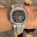 Premium Hip Hop Customized Iced out Lab Grown Diamond Watch for Men VVS Diamond Watch Gift