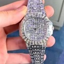 Premium Hip Hop Customized Iced out Lab Grown Diamond Watch for Men VVS Diamond Watch Gift