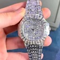 Premium Hip Hop Customized Iced out Lab Grown Diamond Watch for Men VVS Diamond Watch Gift