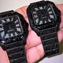 Premium Hip Hop Customized Iced out Lab Grown Diamond Watch for Men VVS Diamond Watch Gift