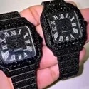 Premium Hip Hop Customized Iced out Lab Grown Diamond Watch for Men VVS Diamond Watch Gift