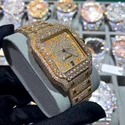 Best Selling Fully Customized Iced Out Lab Grown Watch for Men Hip Hop Diamond Jewelry watch